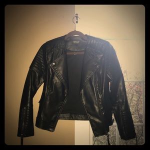 Flawless Faux Leather TopShop Jacket